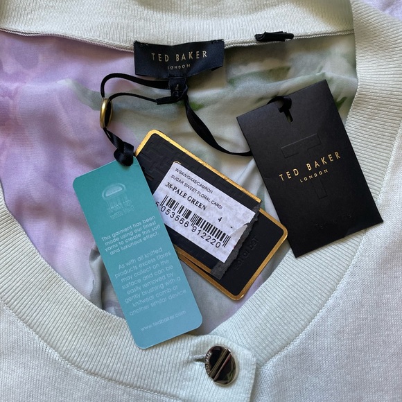 Ted Baker Sugar Sweet Floral Cardigan - Picture 4 of 6